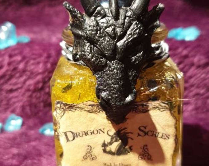 Apothecary Style Dragon Scale Potion Bottle. Halloween or Etsy UK