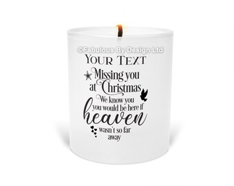 6 oz Frosted Glass Dad Missing you at Christmas Memorial Remembrance Sentiment Candle Holder Tea light Holder Keepsake 6 oz Frosted Glass Dad Missing you at Christmas Memorial Remembrance Sentiment Candle Holder Tea light Holder Keepsake