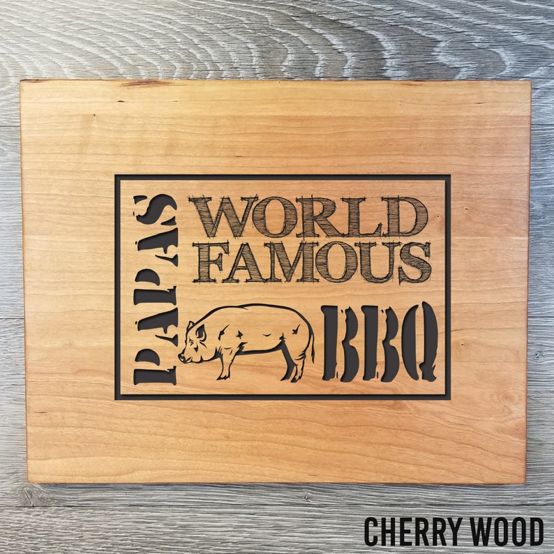 Wedding Gift Engraved Cutting Board Anniversary Gift Holiday Gift BBQ#023 Personalized Cutting Board Housewarming Gift