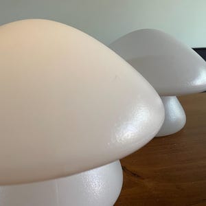 Nice set of two vintage  Mushroom lamps from Ikea  model: HÖSTFEST.