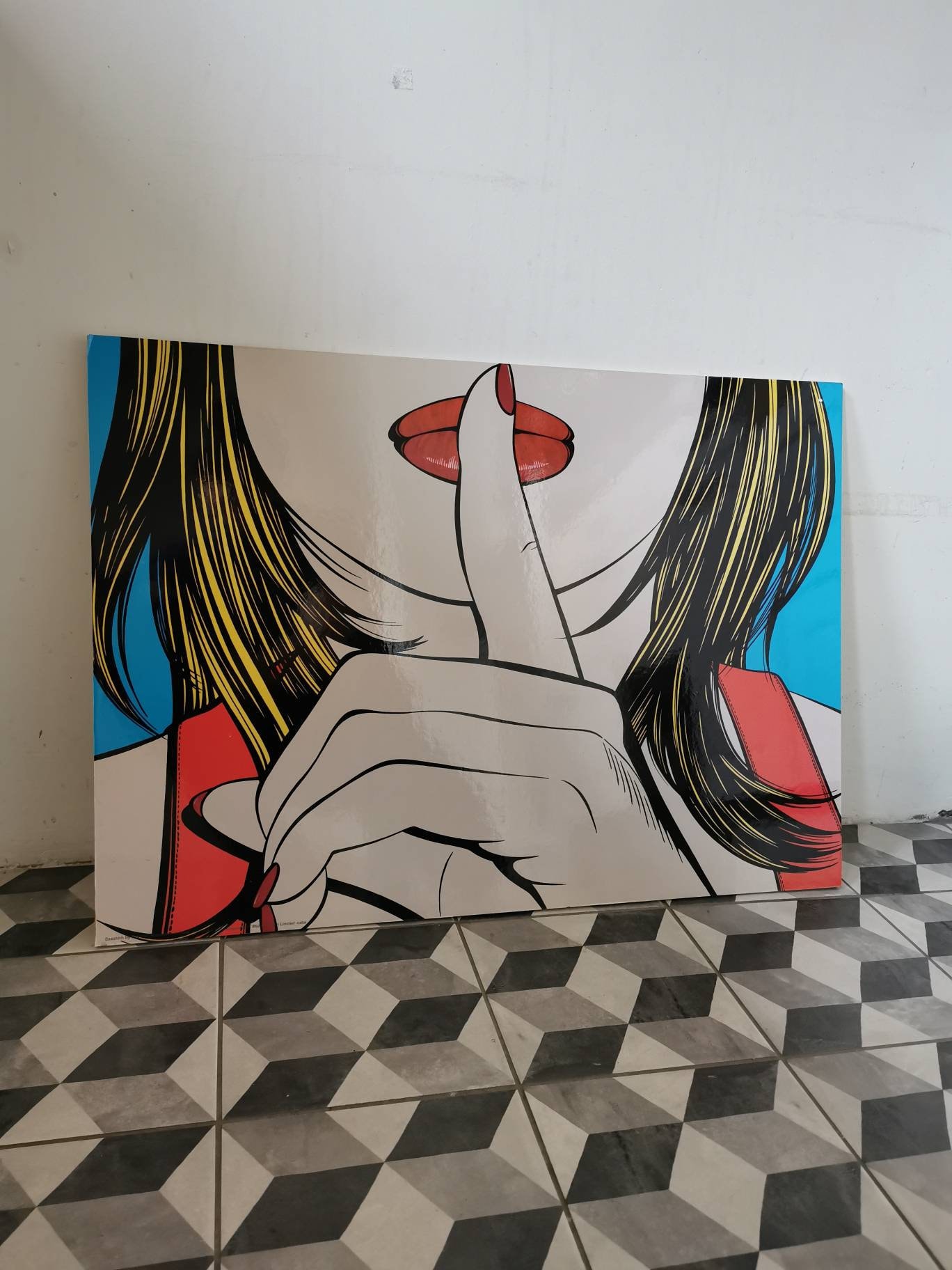 Nice Pop Art Print by Ikea From the Early 2000s Silence Ikea