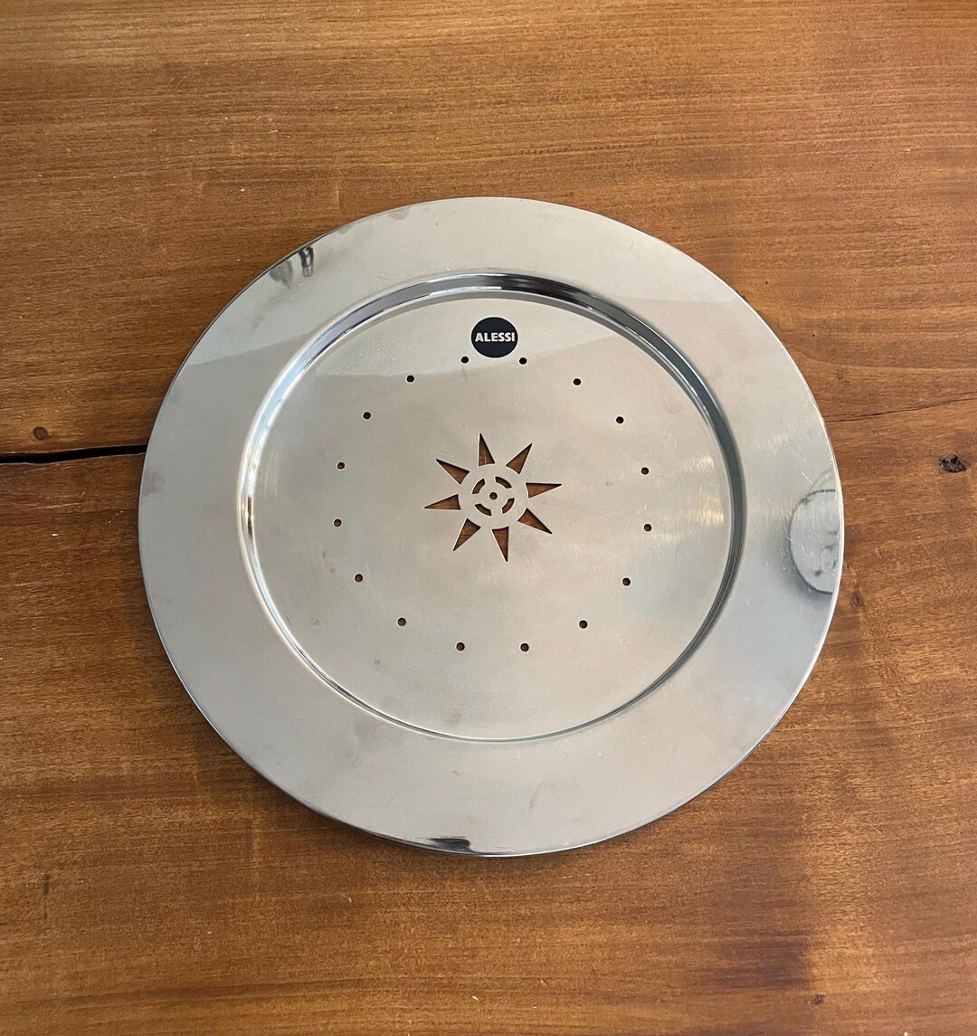ALESSI Inox 素敵なヴィンテージ 18/10 ステンレススチールトレイ