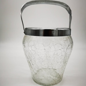 Vintage 60er Jahre Kristall Glas Eiskübel