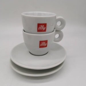 Set of 2 vintage, 1990s lilly IPA Italy espresso cups