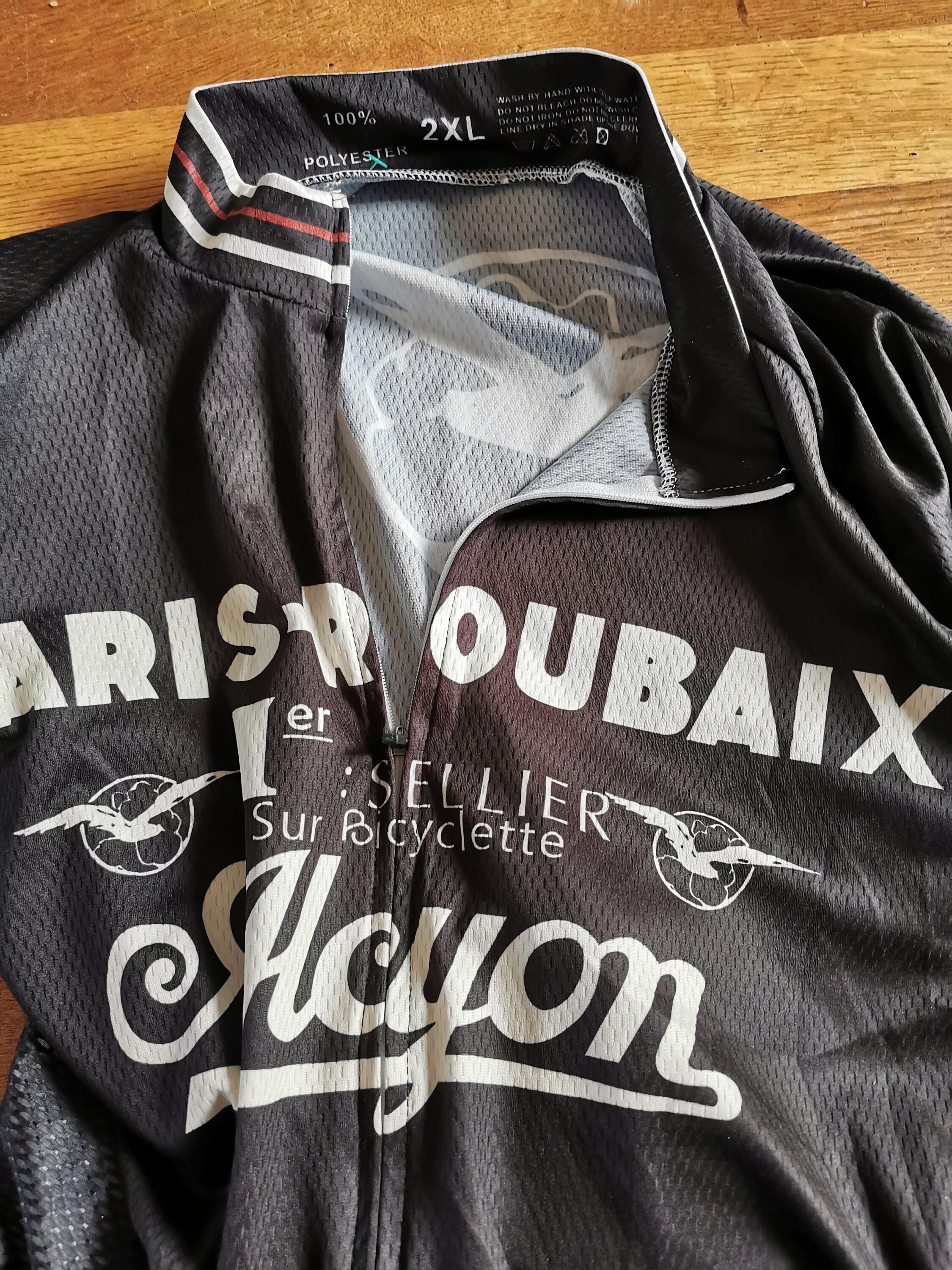 Vintage Retro Cycling Jersey Paris Roubaix by Alycon Xxl - Etsy