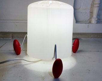 Vintage Ikea table lamp spider lamp, EU plug , width 10 cm, plastic and aluminium