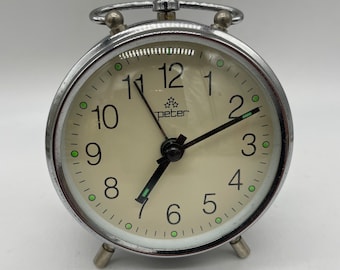 Reloj despertador vintage de los años 60 fabricado en Alemania por Peter