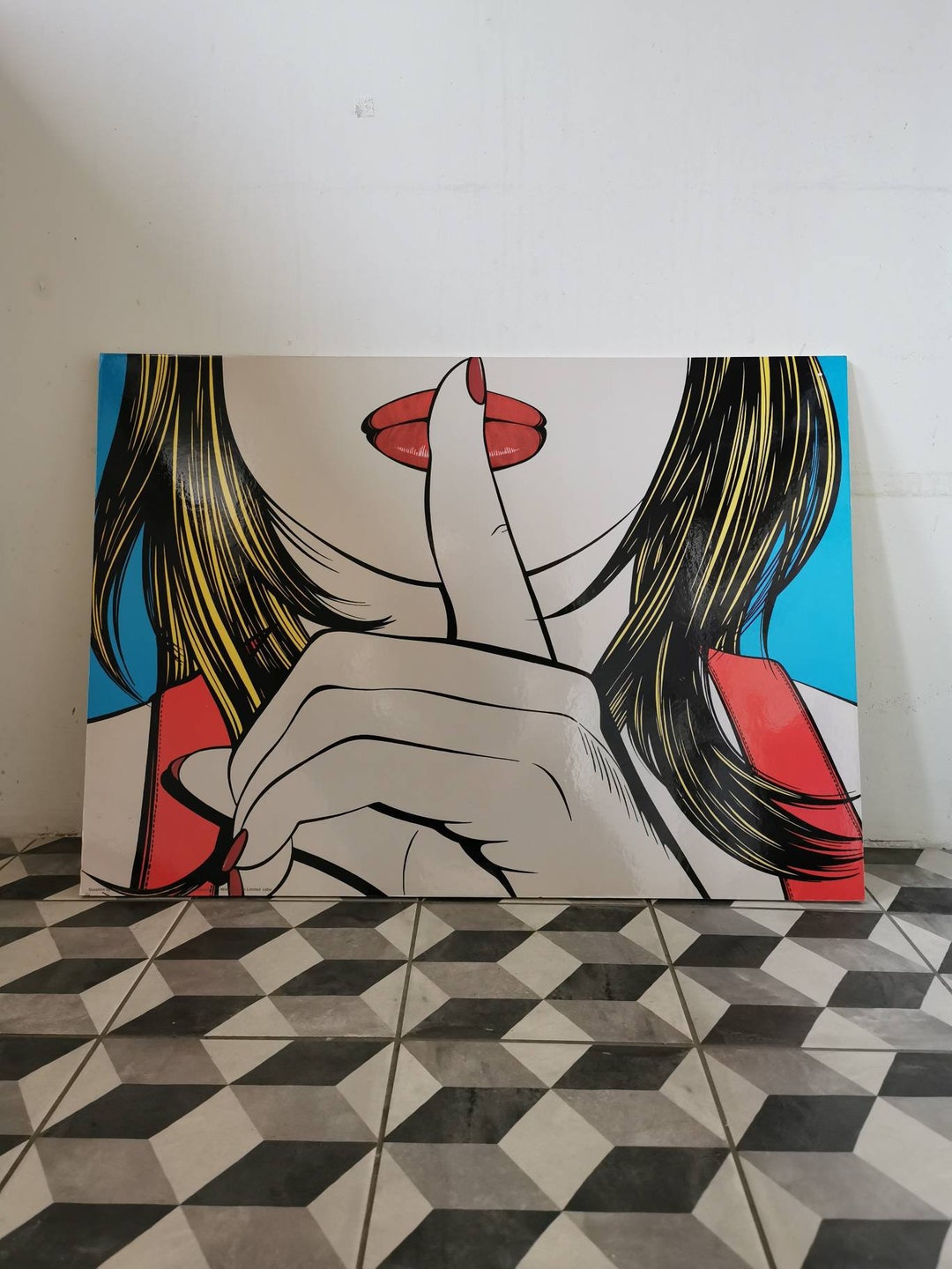 Nice Pop Art Print by Ikea From the Early 2000s Silence Ikea