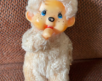 Baby Club Monchhichi First Generation 1974 Rare Plush Monkey Doll Size 8