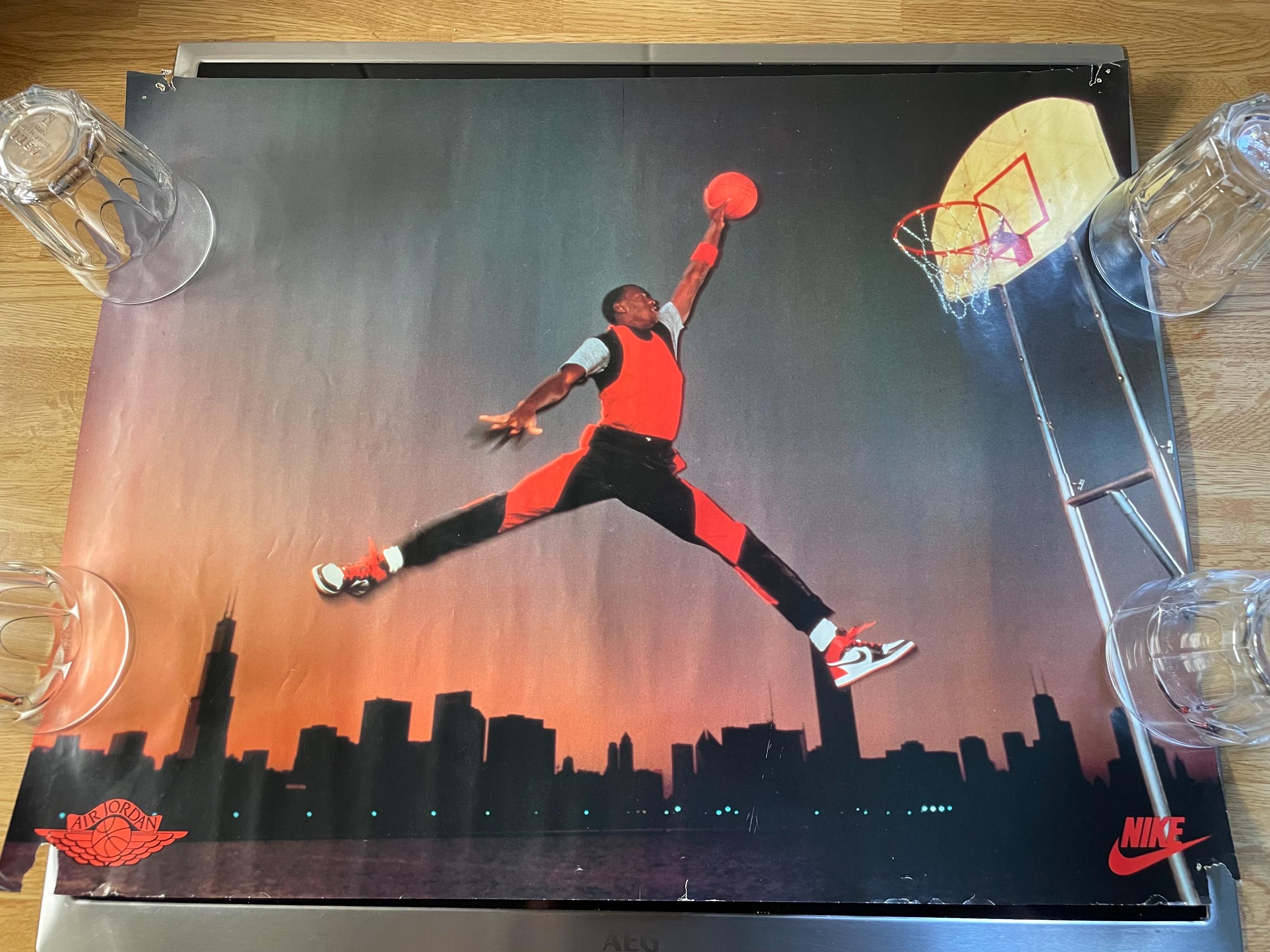 【激レア】Nike Michael Jordan ポスター Original Vintage 1992 : Michael (Air / Sky) Jordan x NIKE