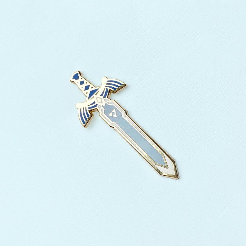 Master Sword Enamel Pin Legend of Zelda Zelda Gift Zelda Etsy