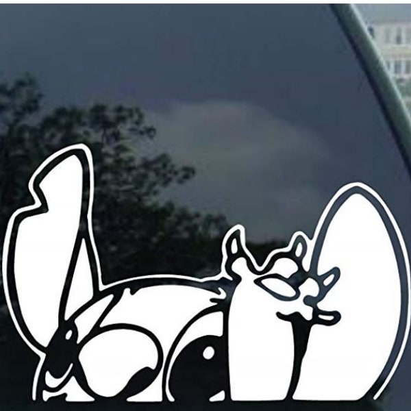 Disney Character - Lilo - Stitch - Waiving - Auto Window Sticker Decal for Car Truck SUV Motorcycle