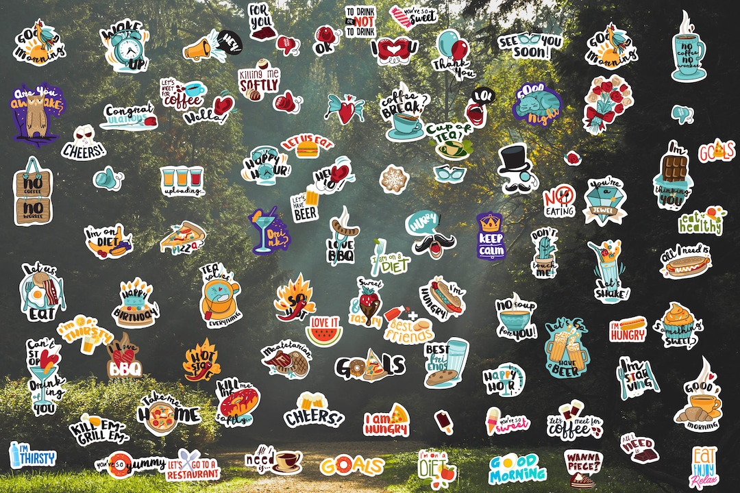 Quirky Sticker Pack Etsy