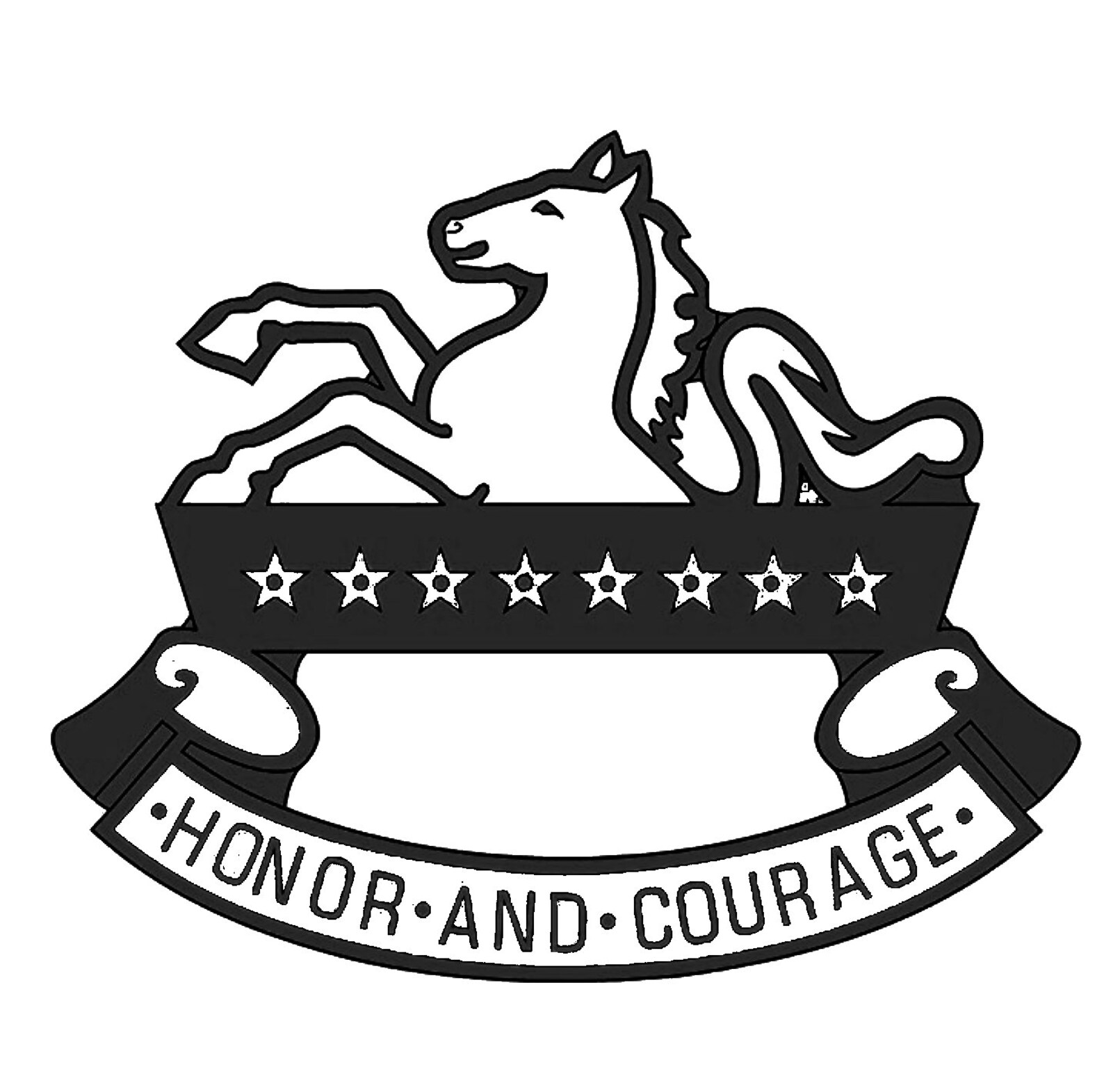 US Army 8th Cav Regiment Decal Vinyl Stickercars Trucks Etsy Singapore