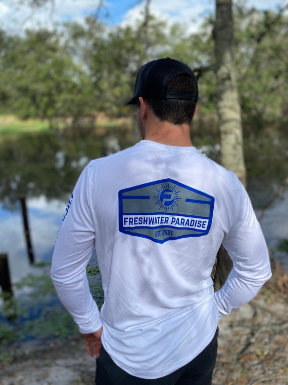 Performance Fishing Sun Shirt, Freshwater Paradise Dry Fit Shirt 