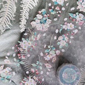 Loi Design Malus Halliana PET tape sample |  90 cm loop | scrapbook junk journal diy collage sticker