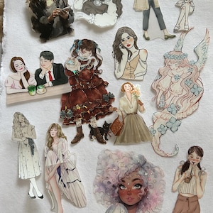 Girl stickers mix 2 | 12 pcs per pack