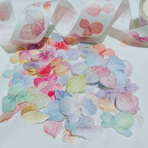 Pei.pan Washitape Flowers | washitape paper SAMPLE | 170 cm loop