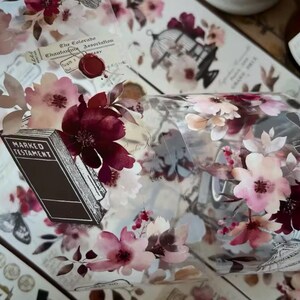 Yier Studio | Flower rhyme fleeting years PET tape SAMPLE | 150 cmloop