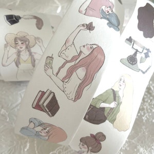Etiqueta das meninas de Starlulu de <br> Entrega Rápida? Laço de fita Washi | Laço de 100 cm |papel
