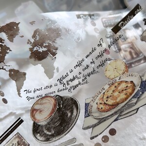 Daily coffee PET tape SAMPLE | 100 cm loop