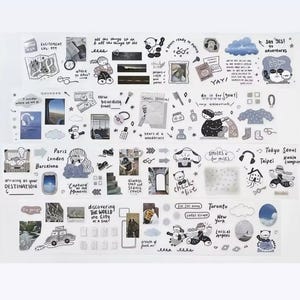 Journalpages | Before Trip KISS cute Pet tape SAMPLE | 120 cm loop