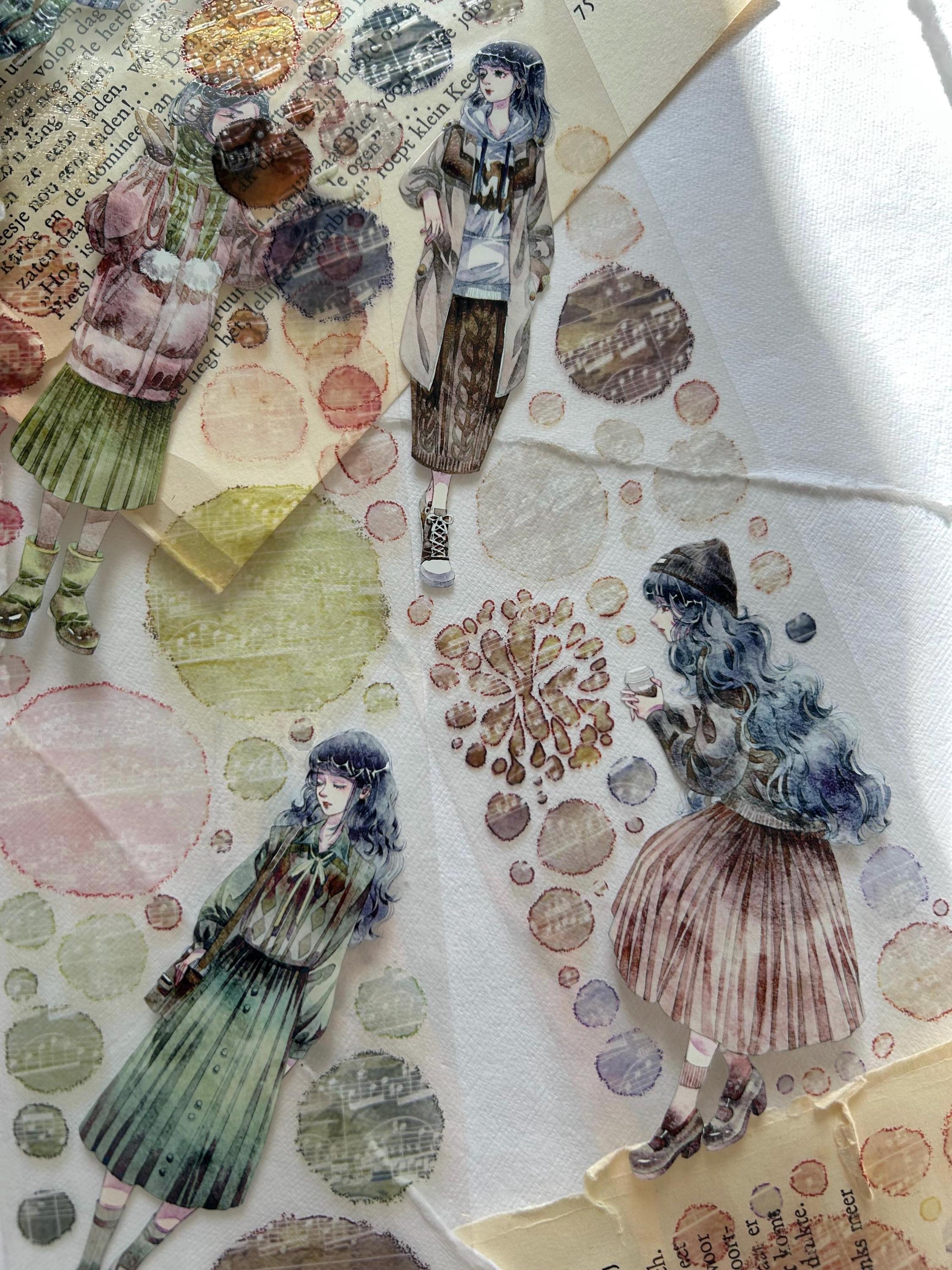 グオモモレトロヴィンテージガールズ | PETテープサンプル 180cmループ