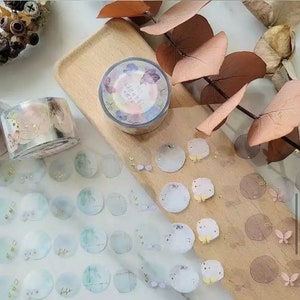 Peipan Fée Maru Volume 5 | ruban adhésif pour animaux de compagnie à bulles ÉCHANTILLON| Canon de 157 cm | fournitures de journal indésirable pour scrapbooking