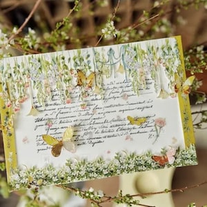 Wijnstok boom PET tape sample | 105 cm loop | scrapbook journal stationery