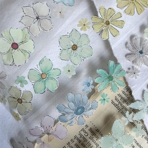 Fairy Maru | Flower Scroll PET tape SAMPLE | 90 cm loop