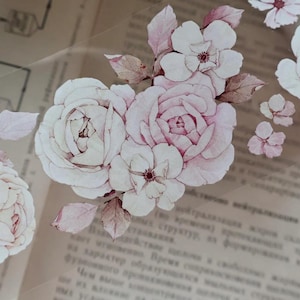 Yier Studio | Yuyao vintage flower PET tape SAMPLE | 100 cm loop