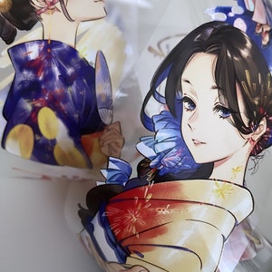 Campione di nastro PET Kaguya Hime | Canna da 90 cm | scrapbook journaling collage cancelleria fai da te