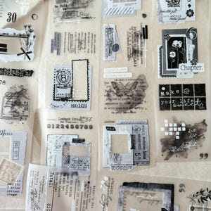 Journalpages | Fragment KISS CUT pet tape SAMPLE | 200 cm loop