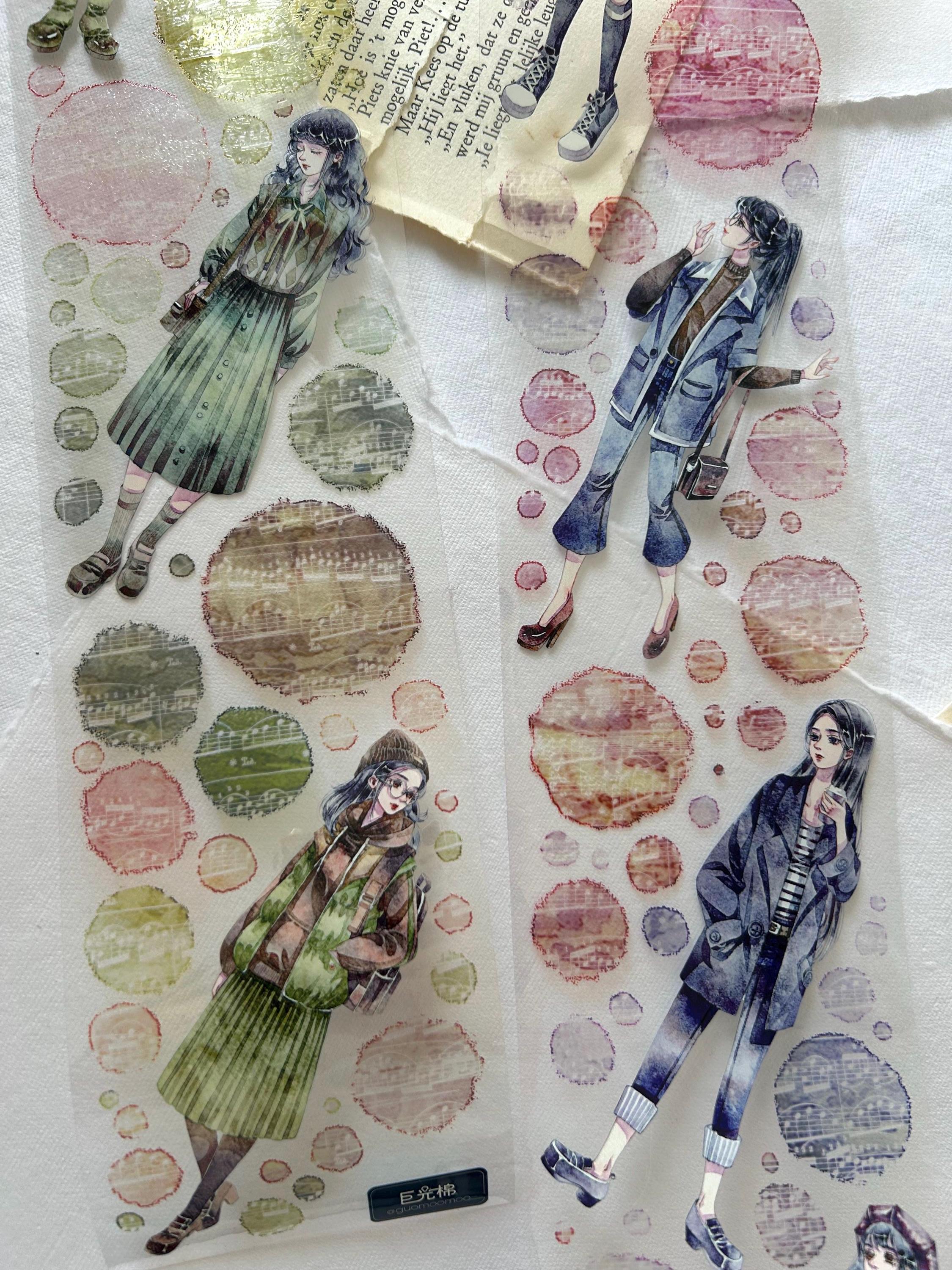 切売り】cotton◇PETテープ『girls collection』1ループ バリニーズ