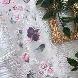 Campione di nastro PET La Vie en Rose |anello da 70 cm | La cartoleria di Lauli | scrapbooking diario effimero adesivi