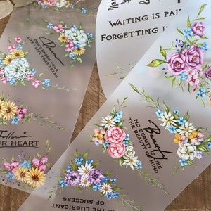 Soniahuang2016 Échantillon de ruban PET pour cadre floral | Canon de 90 cm | album déchet journal bricolage collage papeterie