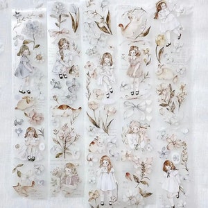 Freckles Tea vol.3 | Poetry PET tape sample | 150 cm loop | scrapbooking journaling stationery
