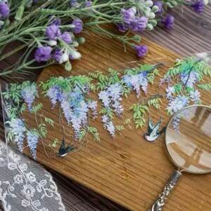 Bridal trees PET tape sample | 100 cm loop | scrapbook junkjournal stationery