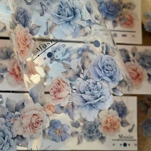 Yier Studio | Ink Blue PET tape SAMPLE | 120 cm loop