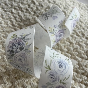 Meow Illustration Ultraviolet WASHİTAPE sample | 90 cm loop