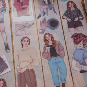 Regali di Londra | Ragazze premurose campione di nastro PET | scrapbook adesivo diario spazzatura cancelleria