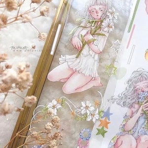 Pei pei studio | The floral sheer | PET tape sample 150 cm loop