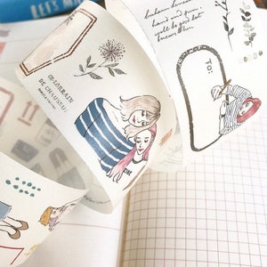 Pion Girl label washitape SAMPLE
