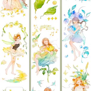 Shiny fairies PET tape SAMPLE | 100 cm loop