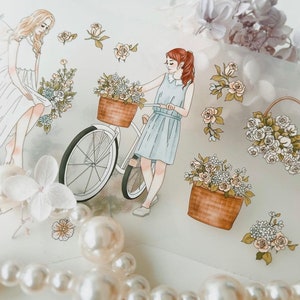 Journal Pages x Windry R | Bouquet Pet Tape Sample | 84 cm loop