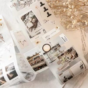 Crea with Gaby | Spring in my journal Pet tape KISS CUT SAMPLE | 100 cm