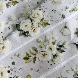 Yier Studio | White Praise PET tape SAMPLE  | 120 cm loop