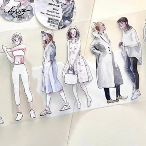 Monchiichen SHE 2 Muestra de cinta para mascotas | bucle de cinta washi de scrapbooking junkjournaling