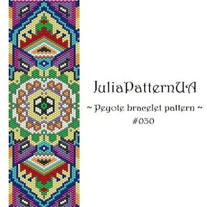 Mexican Peyote bracelet patterns Beaded bracelet patterns DIY Odd count peyote Seed bead patterns bracelet