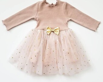 long sleeve baby tutu dress